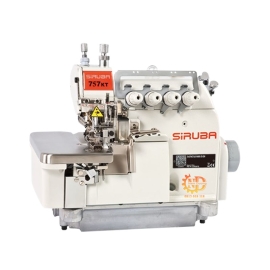 Máy vắt sổ 5 chỉ  cào bơi liền trục Siruba 757KT - 516M