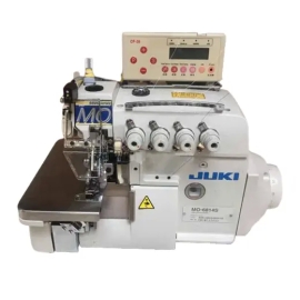 Máy vắt sổ điện tử Juki 6814S | Cắt chỉ tự động, motor liền trục