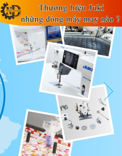 Hãng JUKI có những dòng máy may nào cho xưởng may