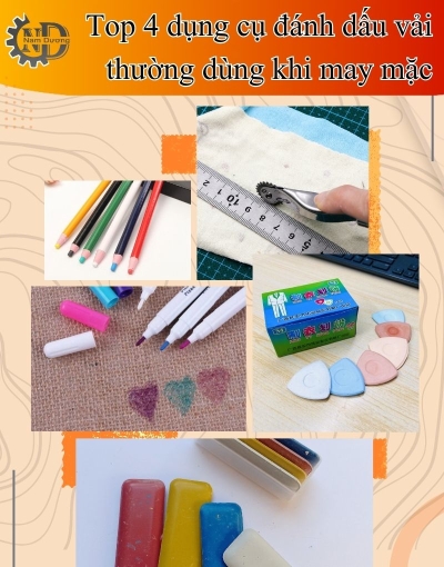 Các dụng cụ đánh dấu vải phổ biến và cách chọn phù hợp