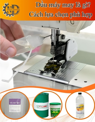 Cách chọn dầu máy may công nghiệp tránh ố vải hỏng máy