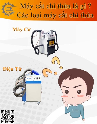 Tìm hiểu máy cắt chỉ thừa là gì? Các loại phổ biến hiện nay