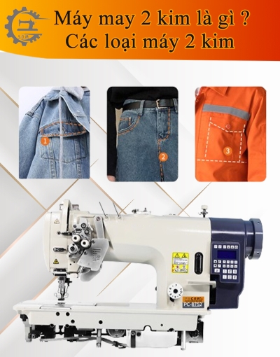 Máy May 2 Kim Là Gì ? Đặc điểm và ứng dụng của máy may 2 kim