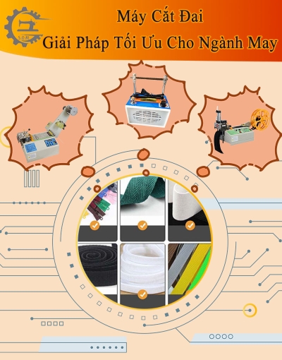 Máy cắt dây đai là gì? Lợi ích thực tế cho xưởng may