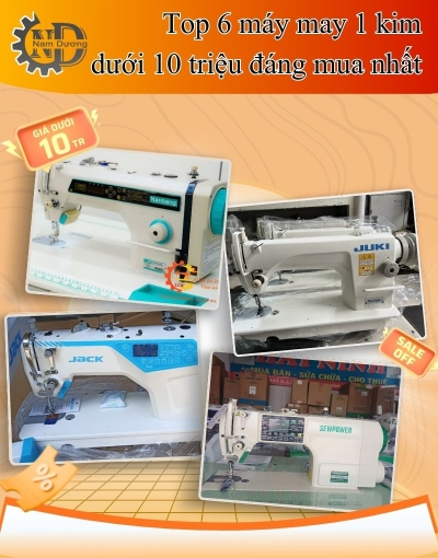 List 6 máy may 1 kim giá rẻ dưới 10 triệu cho xưởng nhỏ