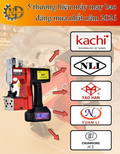 List 7 hãng máy may bao phổ biến và cách chọn phù hợp