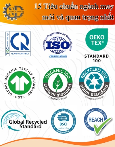 Cập nhật tiêu chuẩn quốc tế ngành dệt may mới nhất