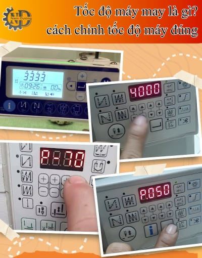Tốc độ máy may là gì? Bảng SPM chuẩn và cách chỉnh