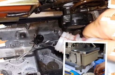 Cách thay dầu máy may công nghiệp đúng chỉ với 5 bước